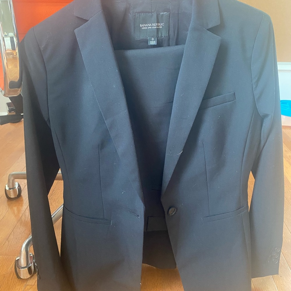 COPY - Banana Republic Machine Washable Italian Wool Suit